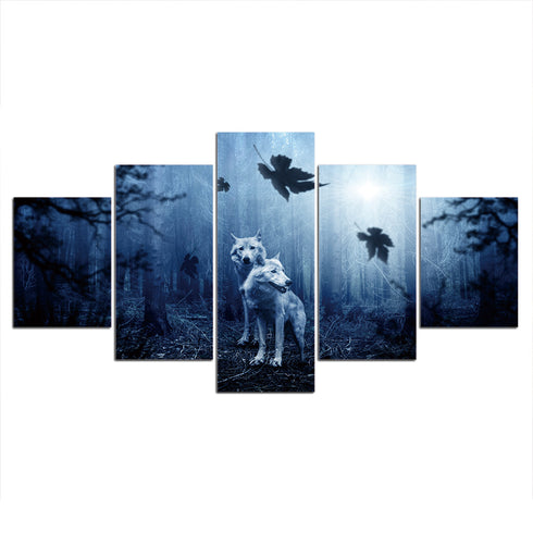 Tableau Loup Art